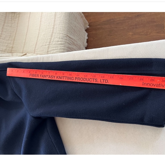 ZARA Oversized Wool Blend Single Breasted Coat in Navy Blue- NWT! - XS/S - Picture 3 of 10